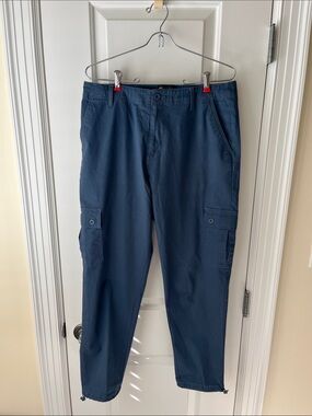 ASOS Men's Dark Blue Cargo Pants — Classic Utility Style